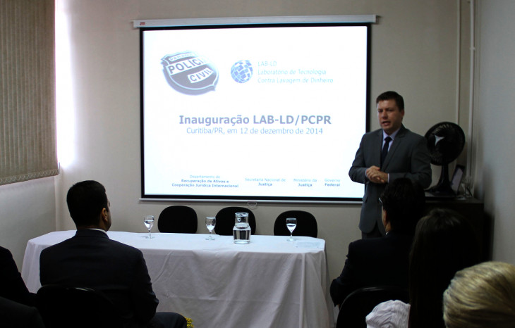 O Paraná inaugurou recentemente um Laboratório de Tecnologia contra Lavagem de Dinheiro. Foto: Sesp.