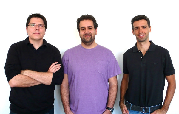Franklin Valadares, Antonio Carlos Soares e Patrick Lisbona, da Runrun.it. Foto: Divulgação.