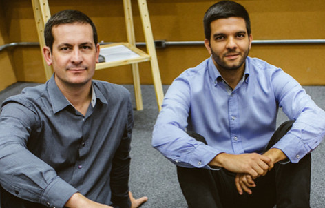 Dalmir Ogliari e Thiago Chaer, sócios da EngagED. Foto: Divulgação.