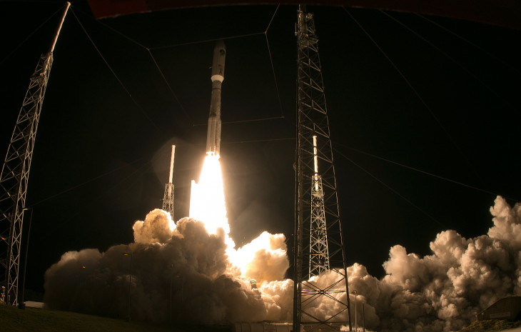 No final de janeiro, foi lançado o foguete Atlas V, da United Launch Alliance (ULA). Foto: Divulgação.