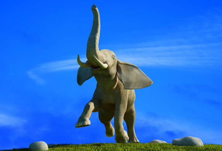 Elefante do Hadoop pronto para novos vôos. Foto: Shutterstock.