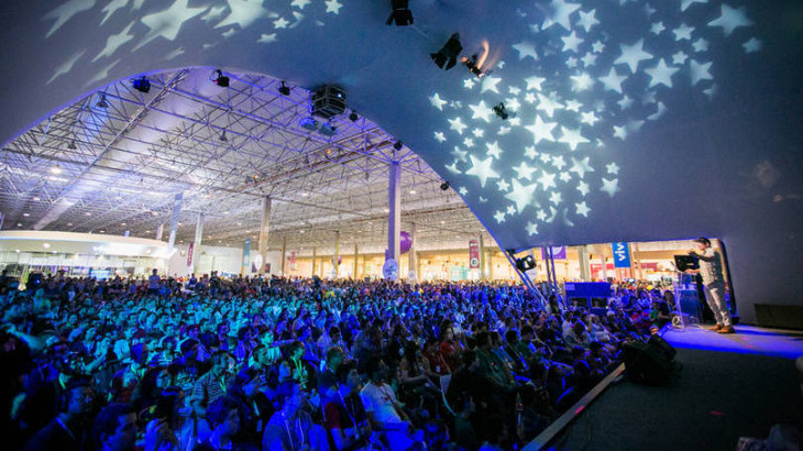 Público da última edição da Campus Party em São Paulo. Foto: Divulgação/Flickr/Luciana Aldegani
