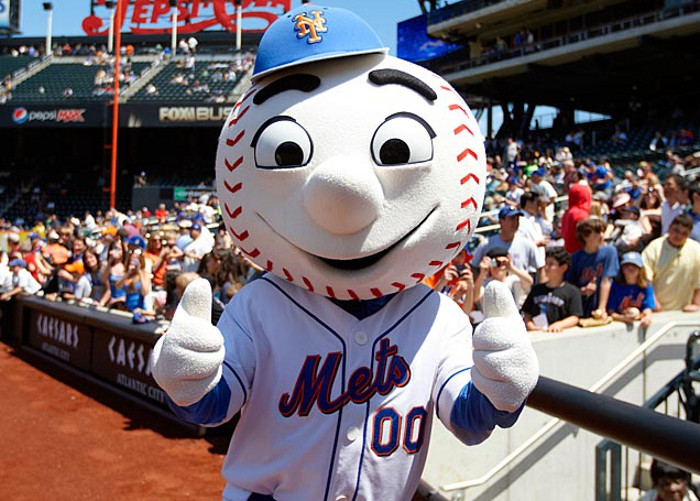 Mr. Met, mascote dos New York Mets. Foto: divulgação.