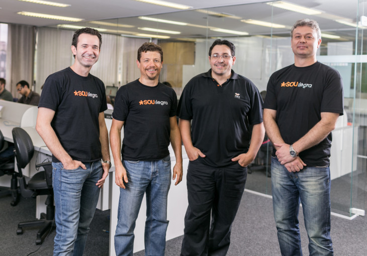 Sócios da Ilegra, Anderson Lattuada, Ivã Boesing, Roger Muller e Romulo Dornelles. Foto: divulgação.