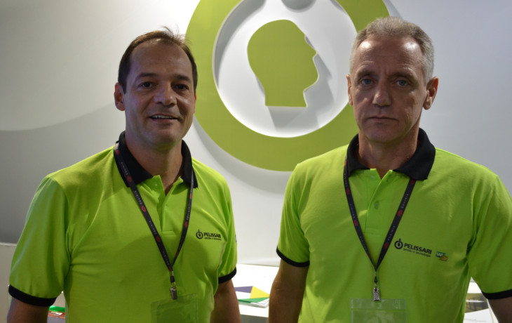 Júlio Sousa e Rudi Pelissari, fundador da Pelissari.