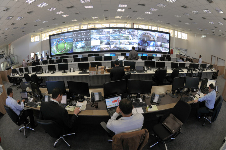 Centro Integrado de Comando e Controle Nacional (CICCN), em Brasília. Foto: Iano Andrade-PR.