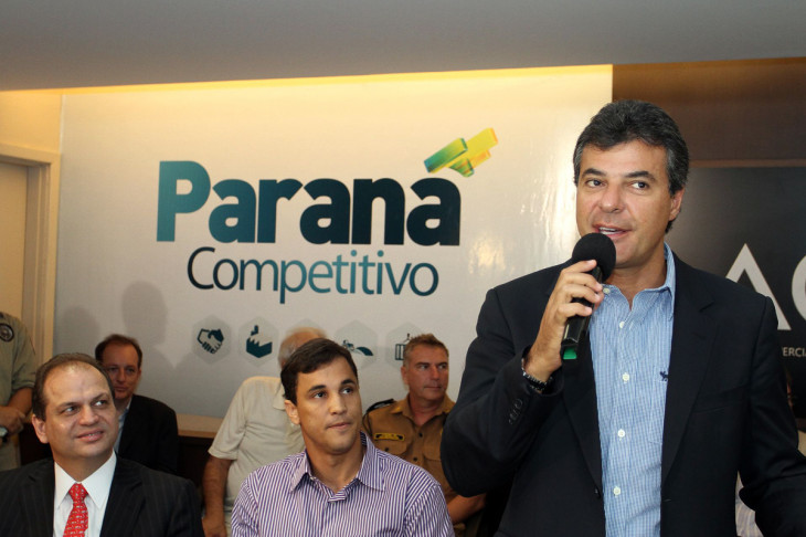 Paraná Competitivo, do governador Beto Richa, está sob suspeita. Foto: divulgação.