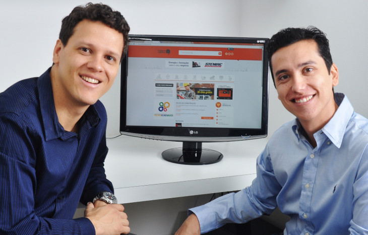 Sugata Rodrigues e Tiago Accurcio, sócios do Indica Obra. Foto: Divulgação.