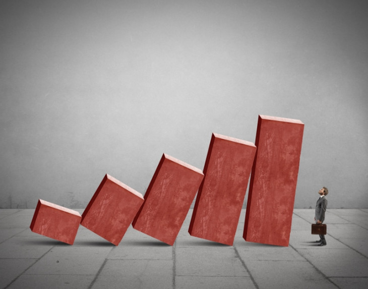 O FMI projeta uma contração de 1% do PIB brasileiro em 2015. Foto: alphaspirit/Shutterstock.