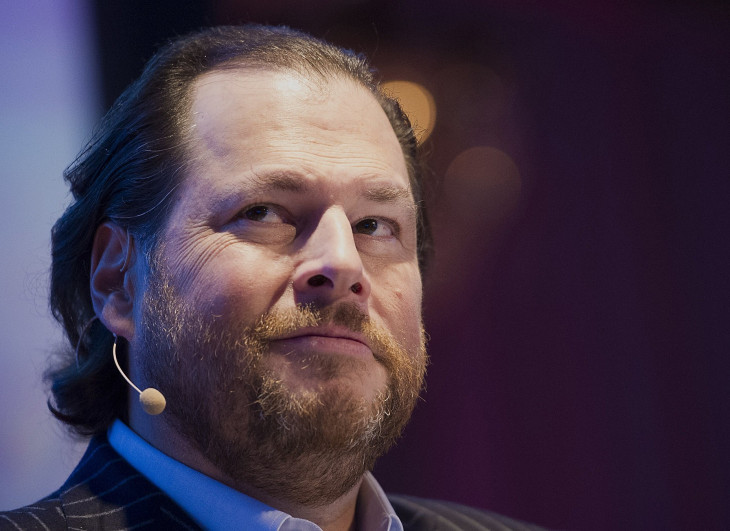 Marc Benioff de olho no $$$. Foto: divulgação.
