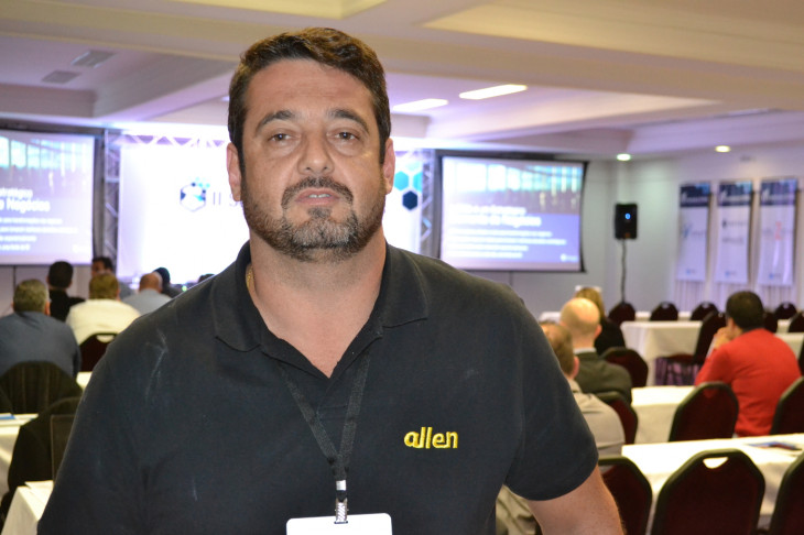 Cristiano Braga, gerente comercial da Allen Sul. Foto: Baguete.