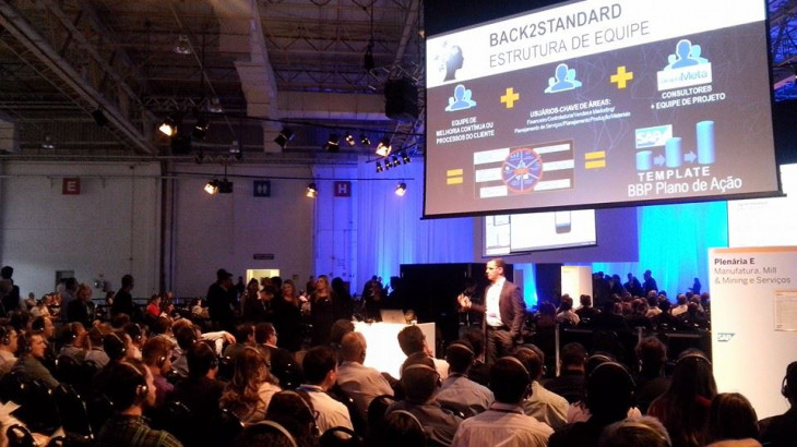 O Grupo Meta apresentou a palestra Back2Standard durante o SAP Fórum 2015. Foto: Divulgação.