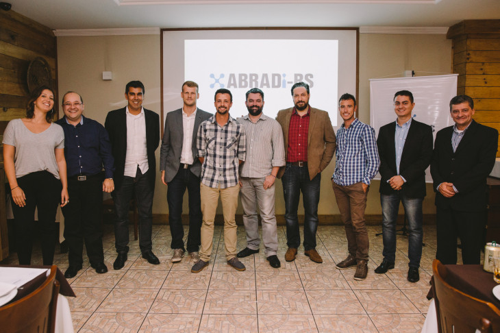 Nova diretoria da Abradi-RS.