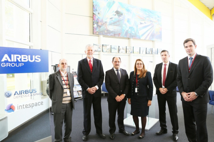 Comitiva gaúcha em visita à Airbus. Foto: divulgação.