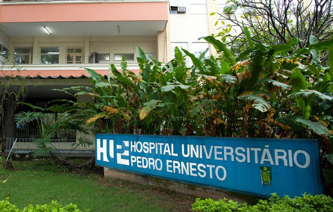 O Hospital Universitário Pedro Ernesto é uma das unidades do complexo da UERJ. Foto: Divulgação.