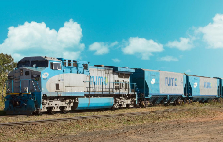 A Rumo foi criada para realizar a logística do açúcar destinado à exportação. Foto: Divulgação.