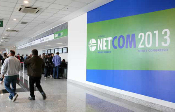 A 6ª edição do Netcom, em 2013, reuniu 10 mil visitantes em três dias. Foto: Divulgação.