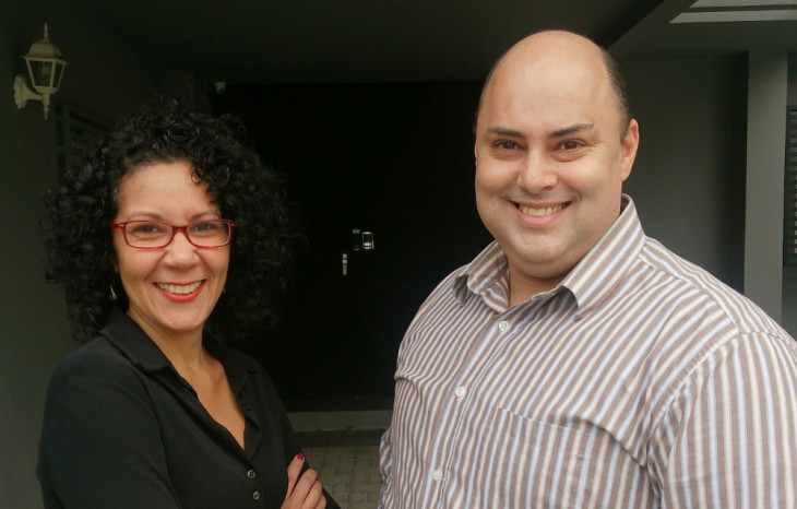 Shirley Acioly e Ricardo Baptista.