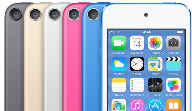 O novo iPod touch e suas diferentes cores. Foto: divulgação.