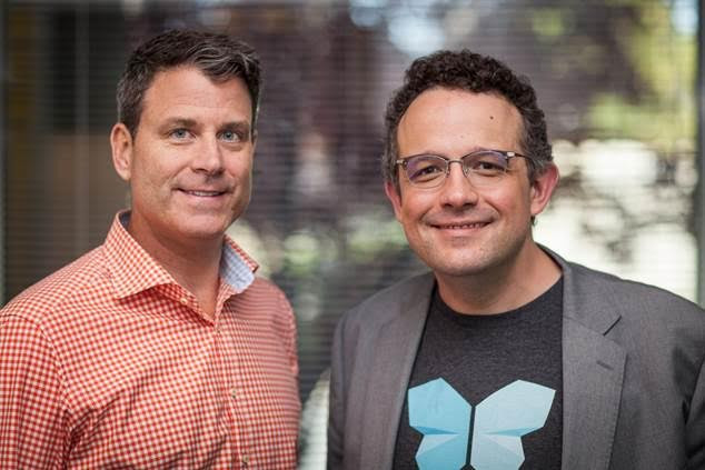 Chris O'Neill e Phil Libin. Foto: divulgação.