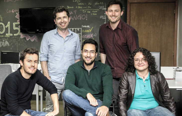 Luis Fertonani, Sandro Baumann e Carlos Fertonani (Mucca), Bruno Ramos e Kelly Alvarenga (Encontre Um Nerd).