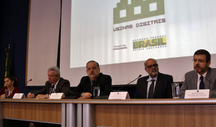 O Ministério das Comunicações lançou nesta terça-feira o programa Usinas Digitais. Foto: Herivelto Batista.