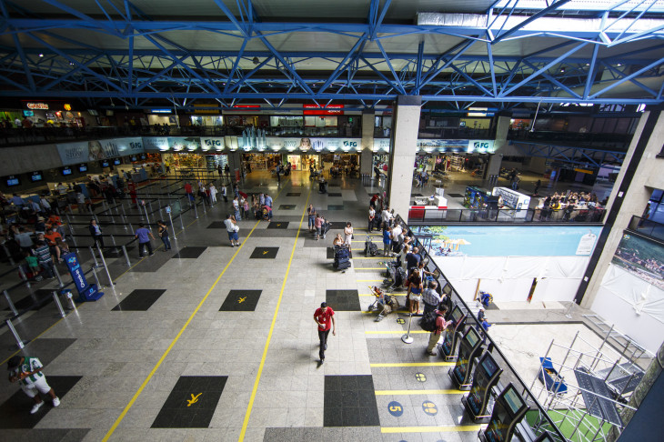 O Aeroporto Afonso Pena é o mais bem avaliado do país. Foto: Augusto Severo.