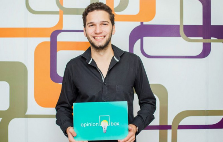Felipe Schepers, COO do Opinion Box. Foto: Laura Fonseca.