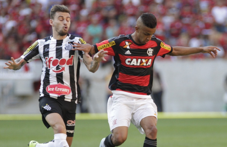 Esta será a segunda vez que o iFood patrocina a camisa do Santos. Foto: Gilvan de Souza/Flamengo.