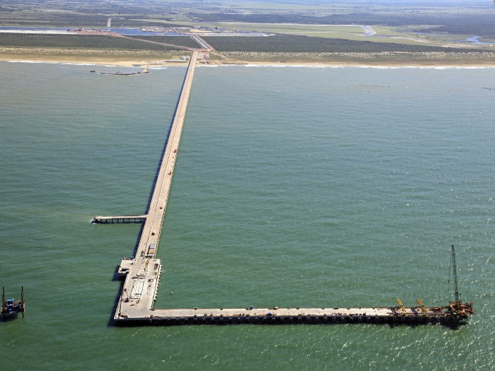 Porto do Açu implementa tecnologia NEC. Foto: divulgação.