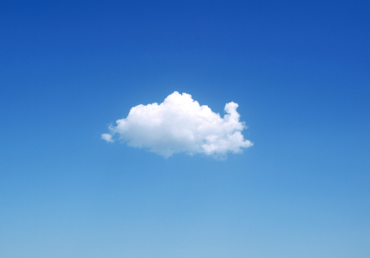 Nuvem no exterior está cara. Foto: Shutterstock