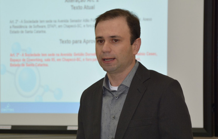 Cesar Bortolini permanece na presidência da Deaetc em 2016. Foto: Divulgação.