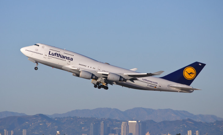 A Lufthansa passará a oferecer internet banda larga em voos de curta e média distância. Foto: Divulgação.