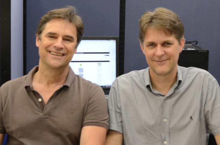 Franciso Nogara e Walter Maier, sócios da Agropixel. Foto: Divulgação.