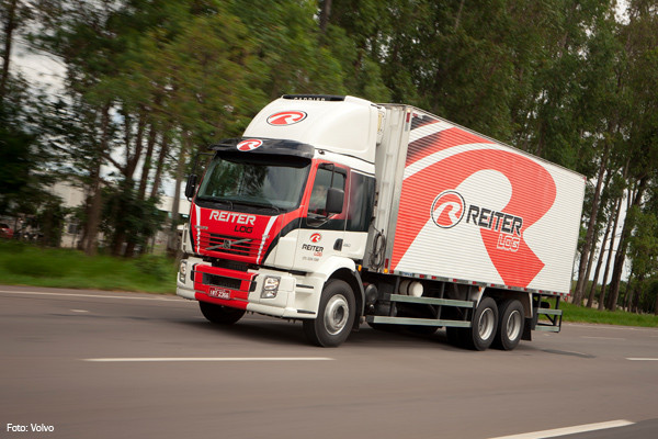 Caminhão da Reiter Log. Foto: Volvo.