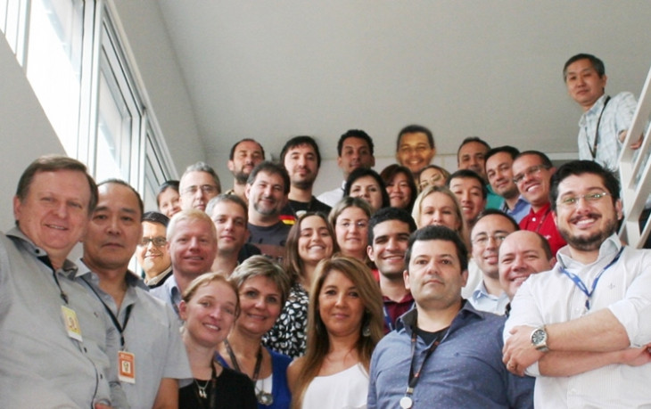 Equipe de implantação do SAP na Copel GeT.