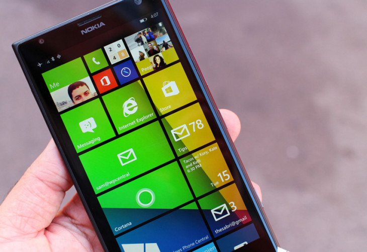 Windows Phone em baixa. Foto: divulgação.