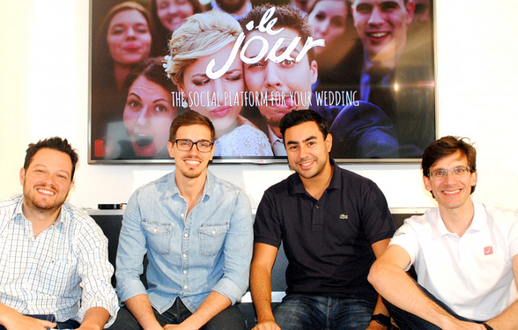 Rodrigo Mestres, Guilherme Hilsdorf, Vinicius Hilsdorf e Julian Monteiro, sócios da Lejour. Foto: Divulgação.