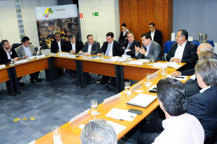 Executivos da TechxAct estiveram em Campinas. Foto: Divulgação/Prefeitura de Campinas