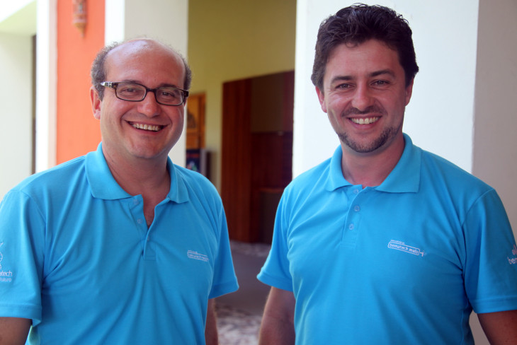 Cleber Morais e Eros Jantsch. Foto: Baguete.