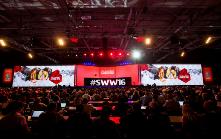 Abertura do SolidWorks World.