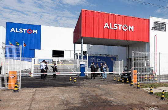 A fábrica de torres eólicas instalada pela Alstom em Canoas será fechada no mês de abril. Foto: Divulgação.