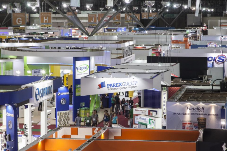 A Feicon acontece de 12 a 16 de abril, em São Paulo. Foto: Divulgação.