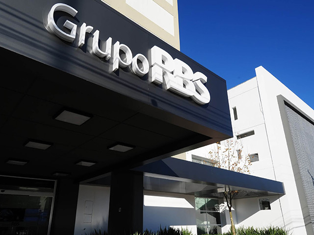 Sede da RBS em Santa Catarina.