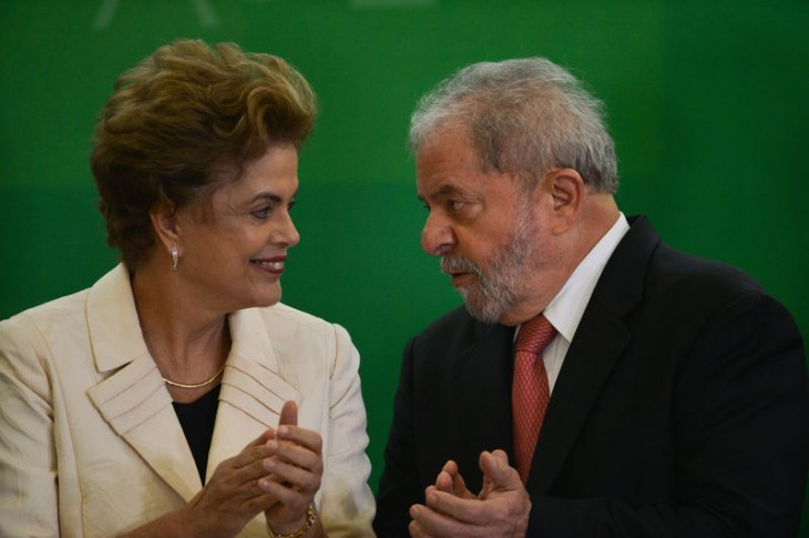 Dilma e Lula, durante posse de Lula na Casa Civil. Foto: Agência Brasil