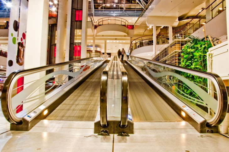 Shoppings estão vazios. Foto: Shutterstock.