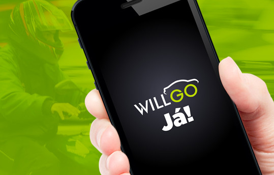 O app indiano WillGo, que funciona nos mesmos moldes do Uber, iniciou sua operação brasileira. Foto: Divulgação.
