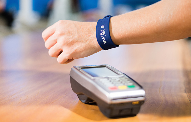 A Visa e o Bradesco lançaram um wearable de pagamento para os Jogos Olímpicos. Foto: Divulgação.