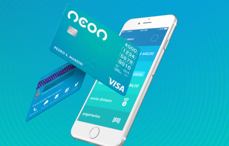 Para se tornar cliente do Neon, é preciso abrir uma conta através do app. Foto: Divulgação.