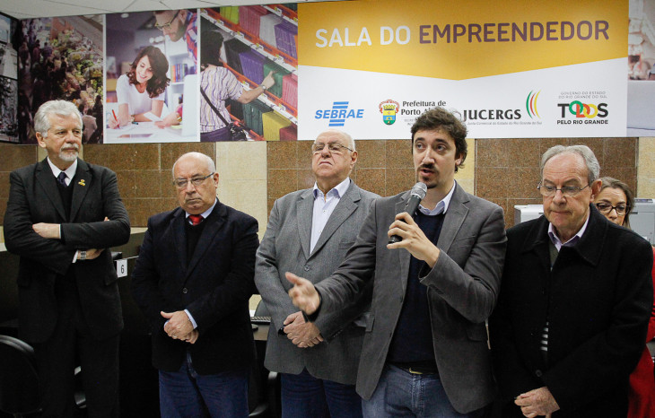O Sebrae-RS inaugurou na quarta-feira, 27, a Sala do Empreendedor em Porto Alegre. Foto: Luciano Lanes/PMPA.
